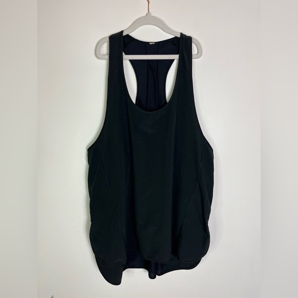 Lululemon Love Pleated Tank Top Black ~10 Racerback Relaxed Fit Yoga Loungewear - Picture 10 of 12